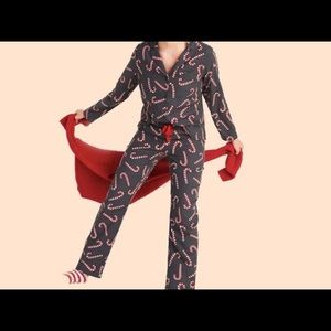 Women’s candy cane pajamas